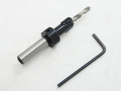 硬質(zhì)合金木工沉孔鉆安裝錐頭木螺絲使用方法步驟